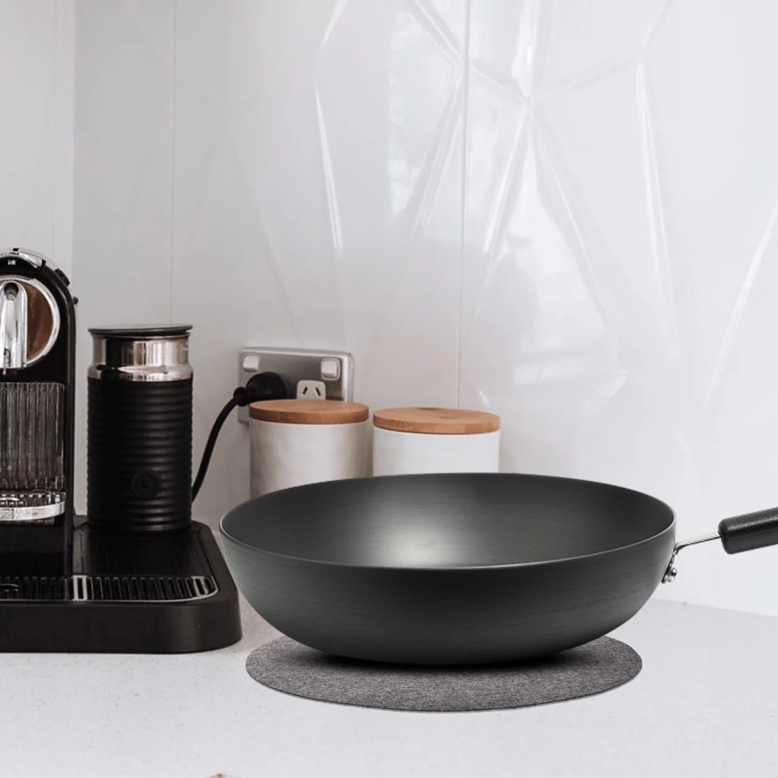 

30pcs Felt Dish Dividers Round Plate Protector Pads Pot Pan Divider Storage Organizer Kitchen Supply Tableware Mat Reusable