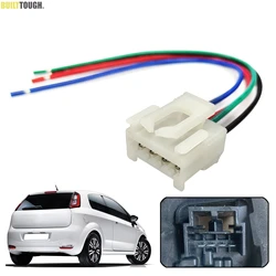 For Fiat Grande Punto EVO Alfa Romeo 147 156 159 GT Rear Tail Light Lamp 4Pin Connector Pigtail Plug Prewired Wiring 51277254