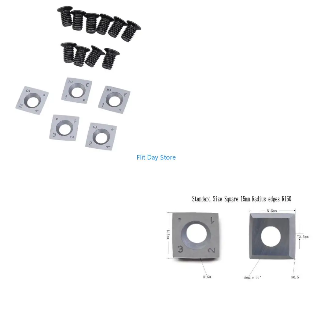 

F92C Высокая эффективность 15 мм квадратный резец вставки из карбида защищает окружающую среду