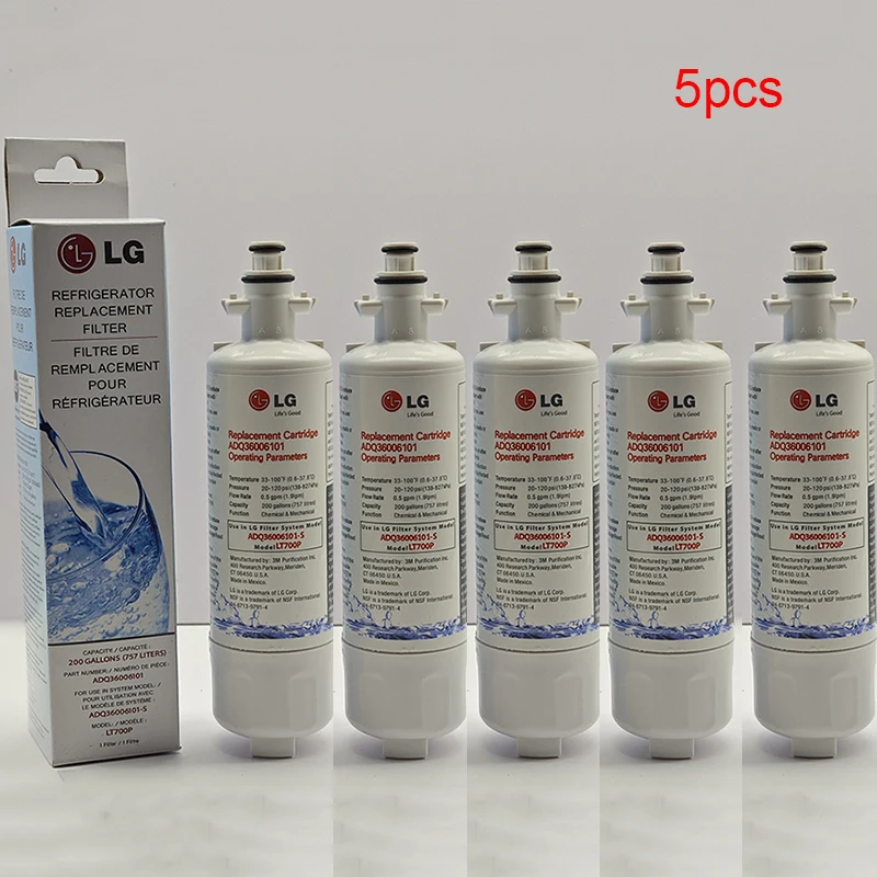 

Replacement for Kenmore 469690, LG LT700P ADQ36006101 RWF1200A Water Filter Air Filter LT120F, 469918 Refrigerator LFX31945ST