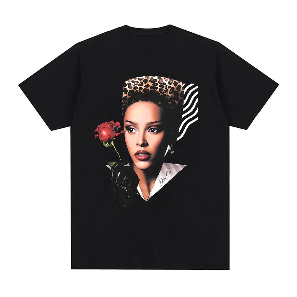 Doja Cat VIE Glamour Merch T Shirt Fan Gifts Men's Clothing Harajuku Fashion T-shirts Casual Cotton Cozy Oversized Streetwear