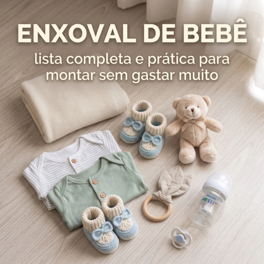 Enxoval de bebê: lista completa e prática para montar sem gastar muito