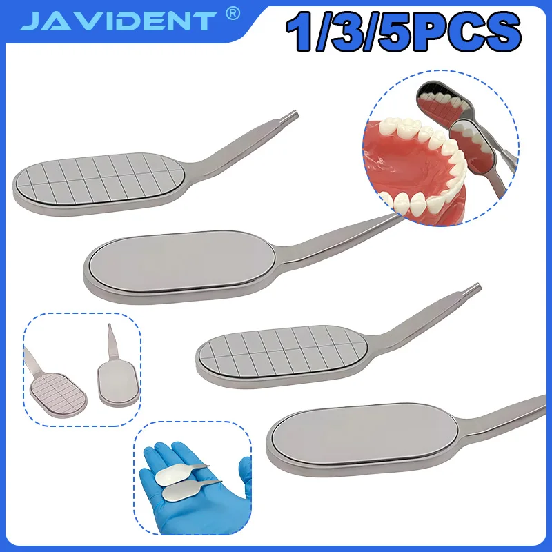 High-Quality Anti-Fog Dental Mirror Rhodium-Plated Long-Handled Design Reusable Long Oral Reflector Dental Examination Tool