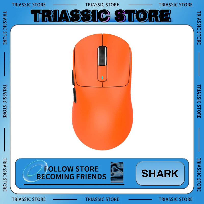 

Attack Shark X3 Wireless Mouse Tri Mode PAW3395 Sensor Low Latency Gaming Mouse TTC Encoder Lightweight 49g Pc Gamer Mouse