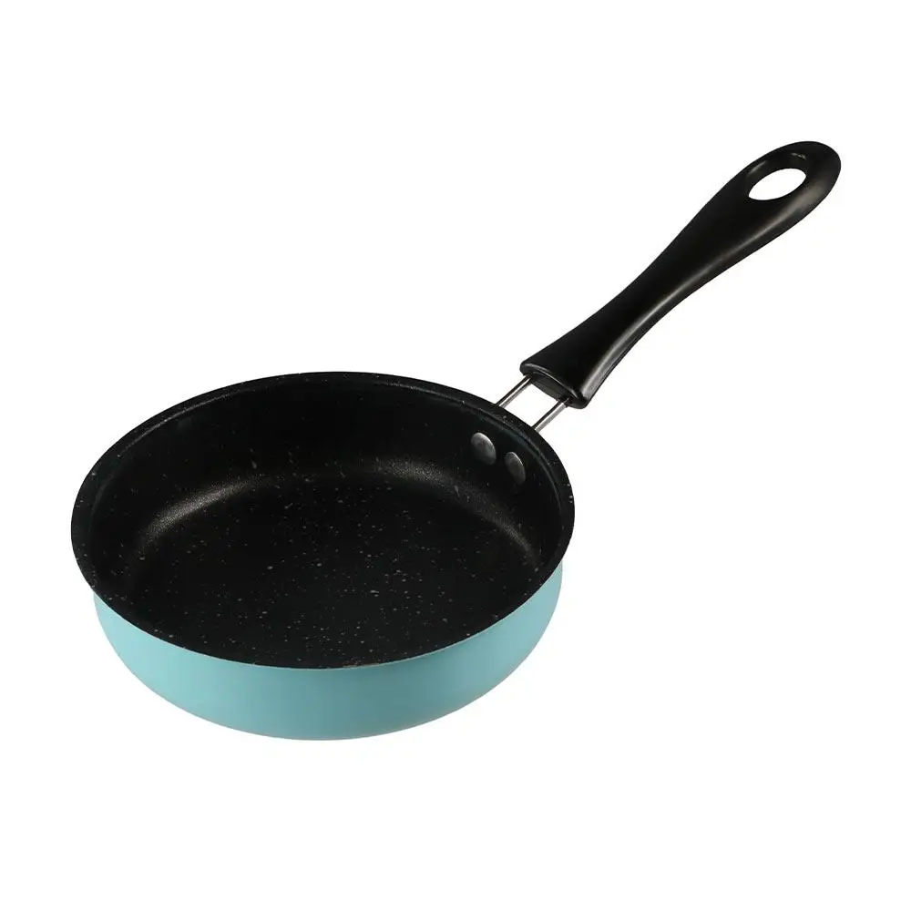 

Cookware 12cm Mini Non-stick Pan Long Handle with Anti-stick Coating Fry Egg Pan Professional Lightweight Omelette Pot Bacon