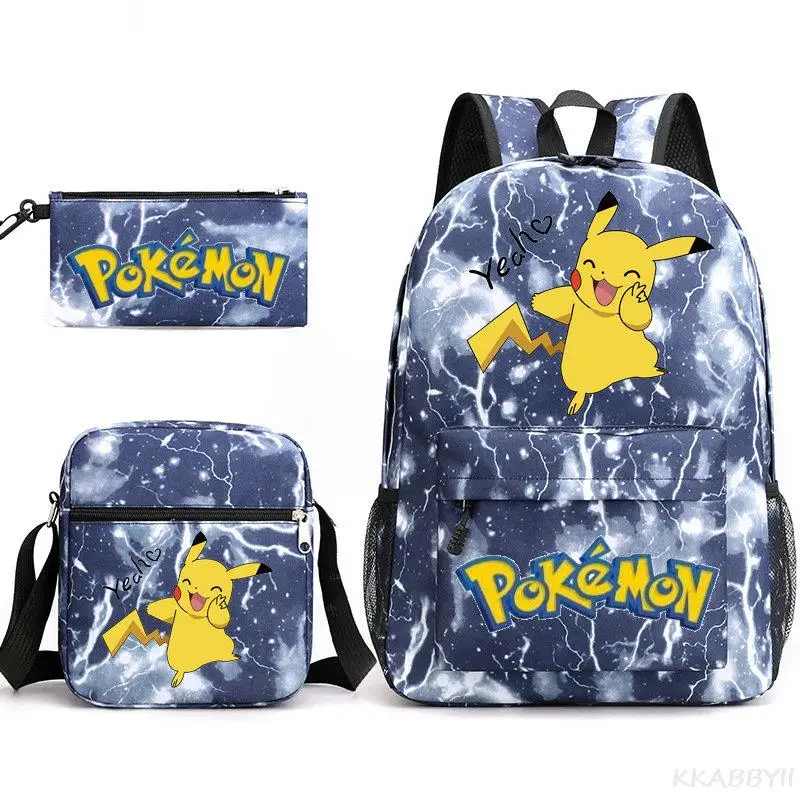 Pokemon Go plecak damski męski wodoodporny nylonowy torby dla nastolatków szkolny dla dziewczynek Bookbag Pikachu podróżna Backbag torba na ramię