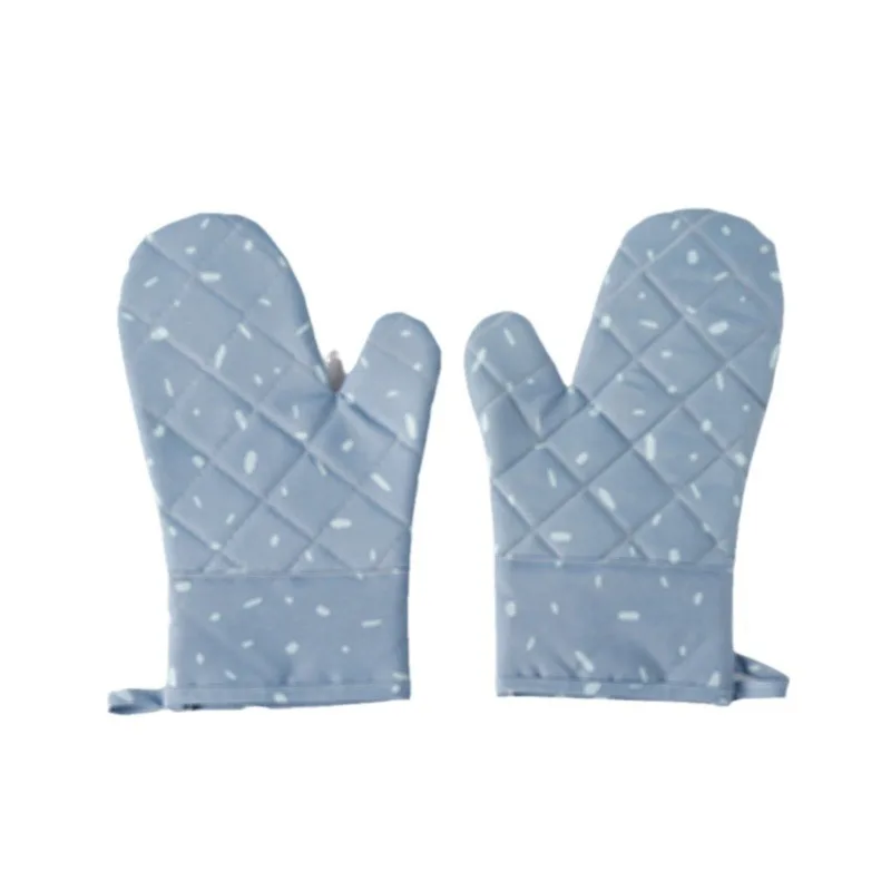 

Домашние тканевые силиконовые перчатки для микроволновой печи, утолщенные термоизоляционные перчатки для кухонной выпечки, противоожоговые перчатки, можно напечатать