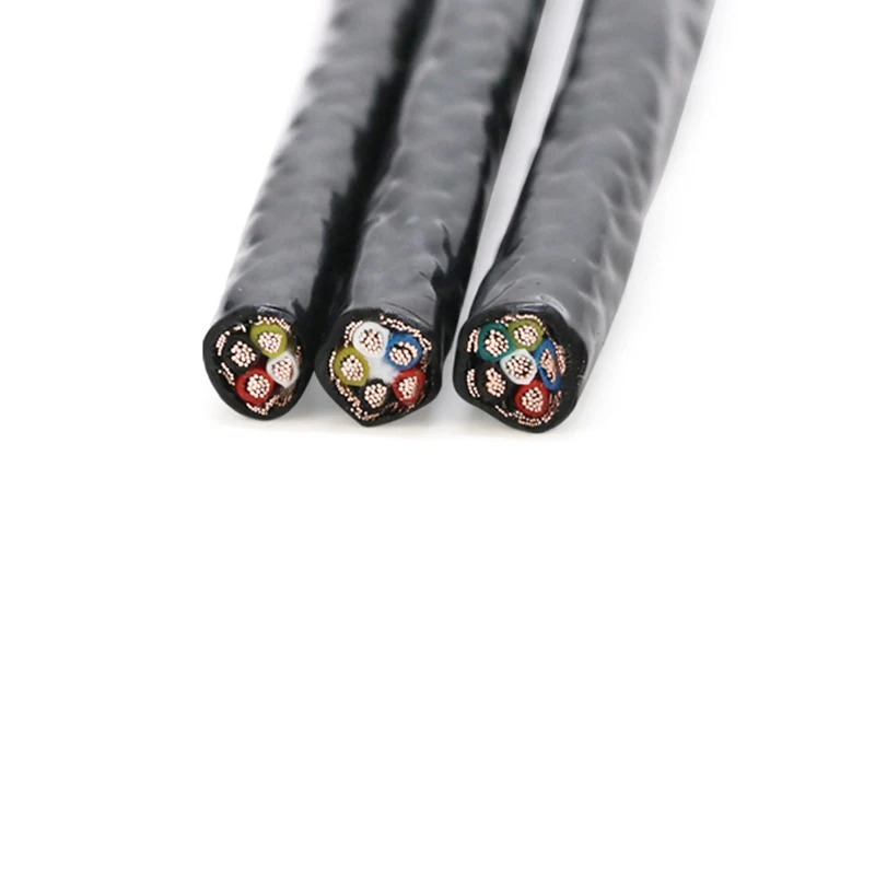 Ptfe Shielded High Temperature Tinned Cable Heating Cable 200℃ 2/3/4 Cores AFPF Fluorine Plastic Shielding Wire Oil Resistance
