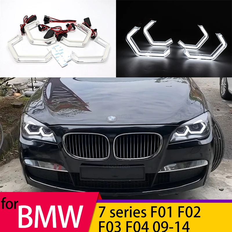 

M4 Iconic Style LED Crystal Angel Eye Kit Eyes Kits for BMW 7 Series F01 F02 F03 F04 730i 730Li 740i 750i 750Li 760i 730d 09-14