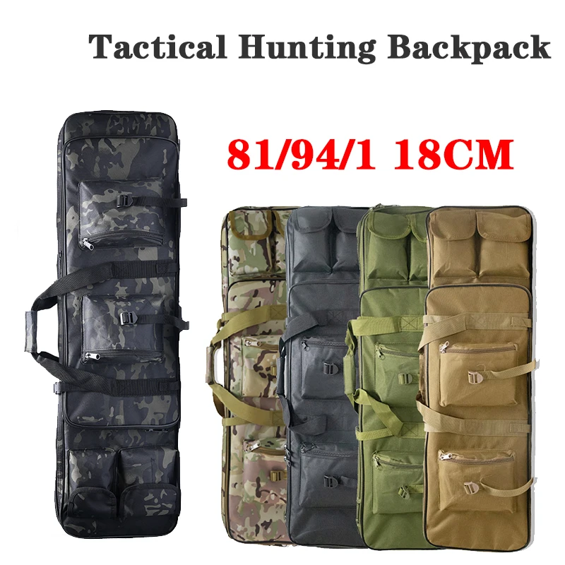 81/94/115CM Outdoor Tactical Grab Bag Sniper Rifle Bag Hunting Shooting Accessories Carrying Gun Protection Backpack