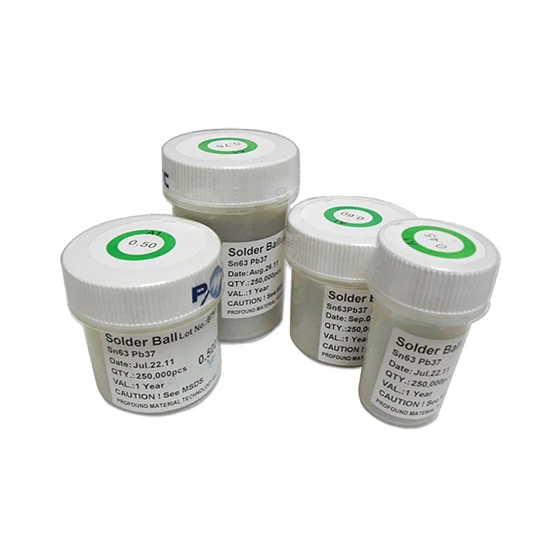 PMTC welding balls tin beads 250K particles 0.2 0.3 0.4 0.45 0.5 0.6 0.76mm For BGA weld reworking Reballing