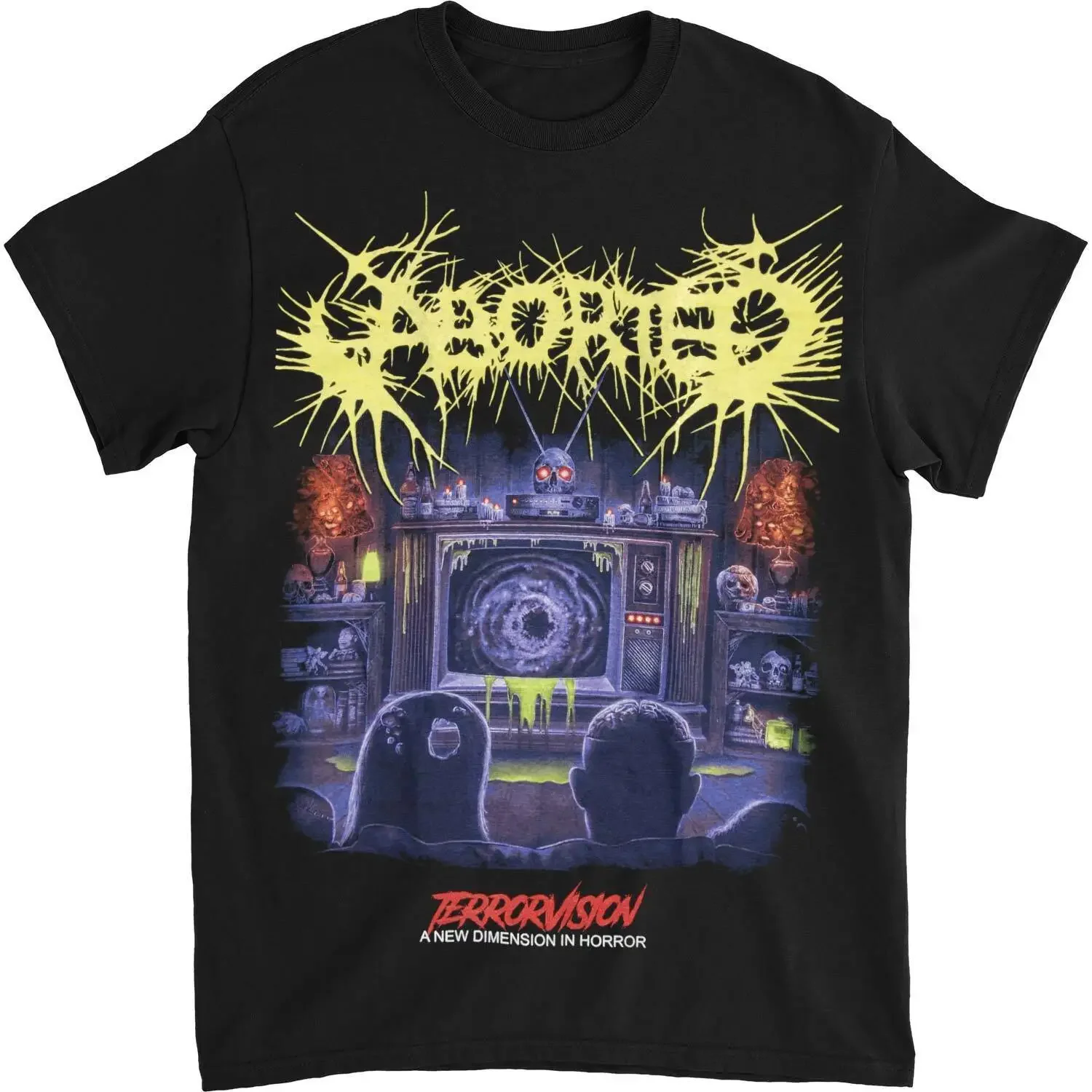 Men'S Aborted Sadist T Shirt Medium Black