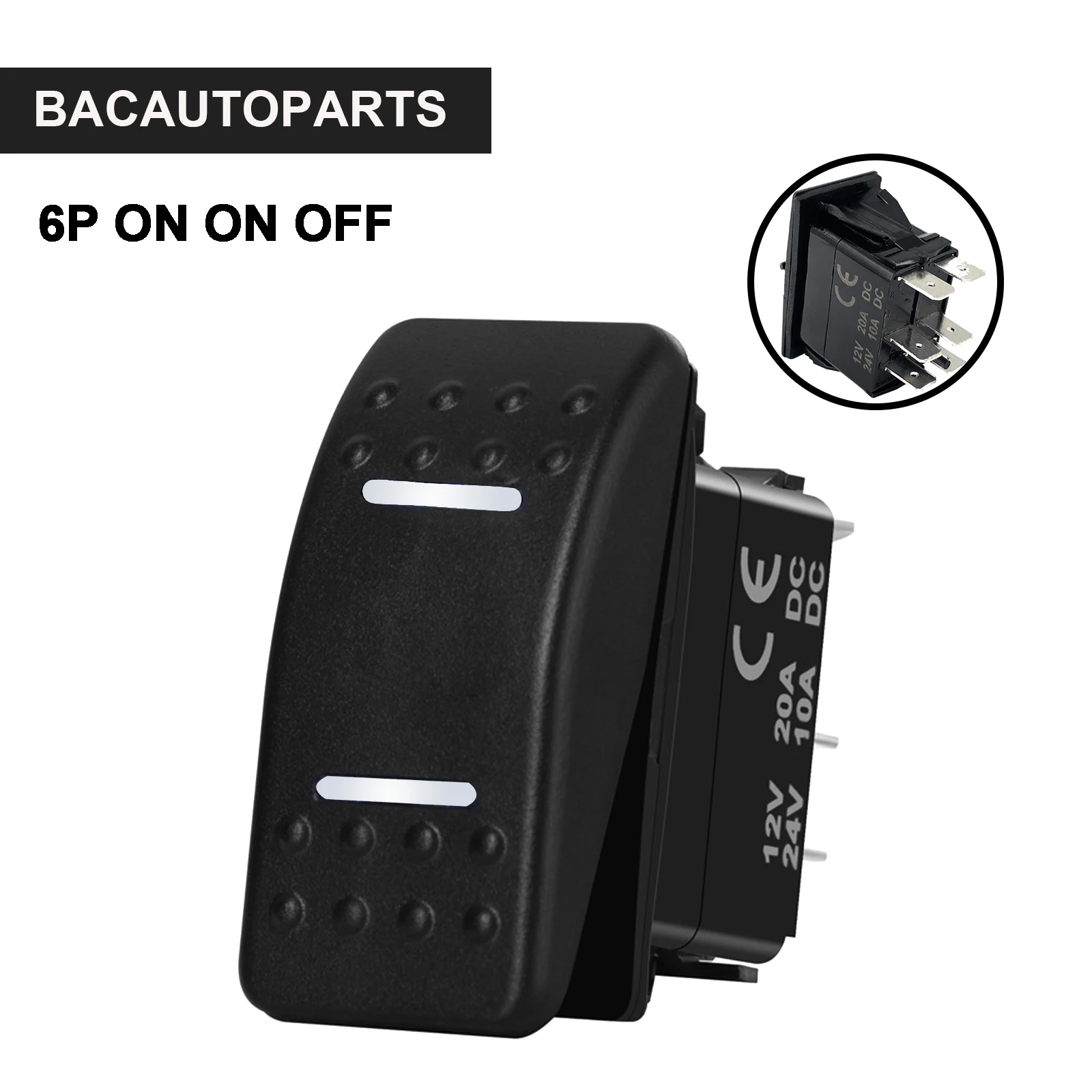 Dual White Led 6P O…