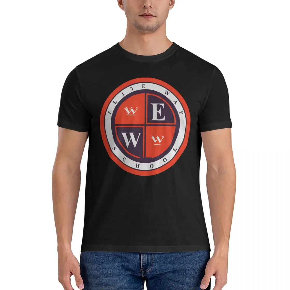 

Винтажная Мужская футболка Merch с круглым вырезом, футболки из чистого хлопка мятежник, футболки с коротким рукавом, идея подарка, одежда