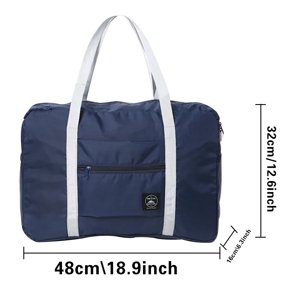 Duffle Bag Travel Boston Bag Foldable Airlines Carry Bags Women Lightweight Sports Weekend Overnigh Bags Mouth Printing Series