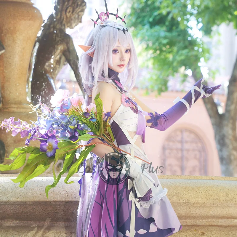 Honkai: disfraz de Star Rail Castorice, traje de juego, vestido elegante, uniforme, ropa de fiesta de Carnaval y Halloween, ropa para mujer