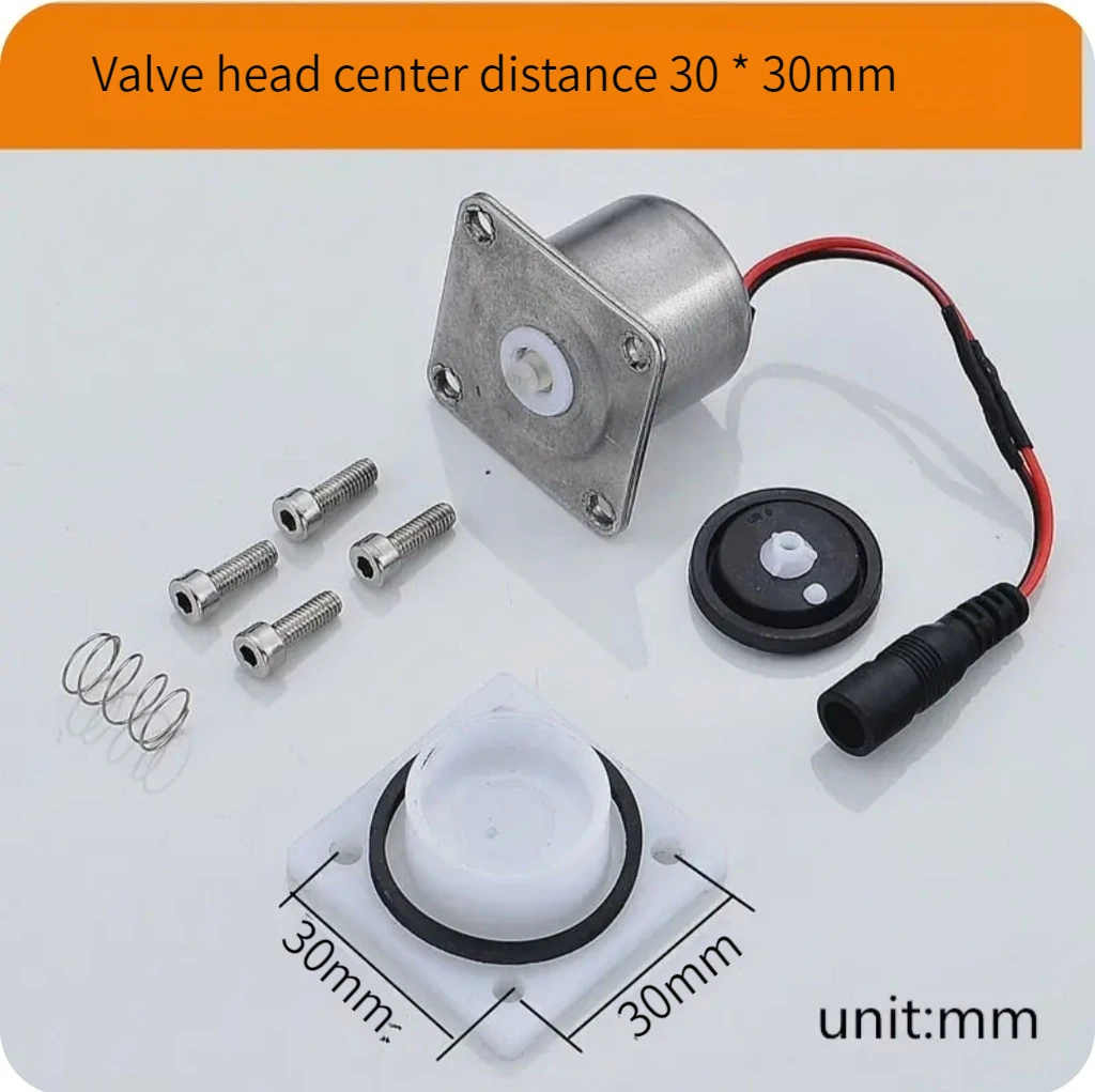 Centre-to-centre distance of solenoid valve urinal sensor valve head 30 * 30 (mm)/ 26 *26 (mm)