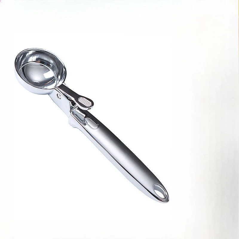 Ergonomic Stainless Steel Ice Cream Scoop, 21cm Easy Release Ice Cream Spoon, Heavy Duty Metal Scooper for Ice Cream  Tools