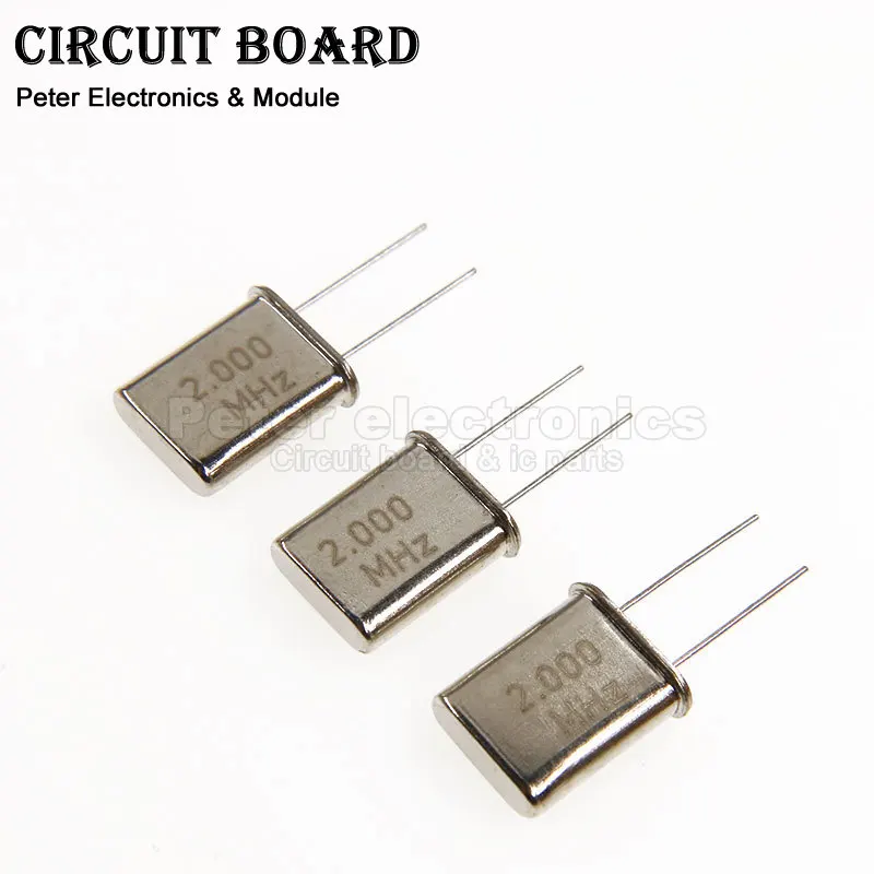 (10pcs)HC-49U 2Pin Passive Crystal Oscillator 2MHz 4MHz 6MHz 8MHz 10MHz 12MHz 1.8432MHz 11.0592MHz18.432MHz 14.7456MHz 16MHz