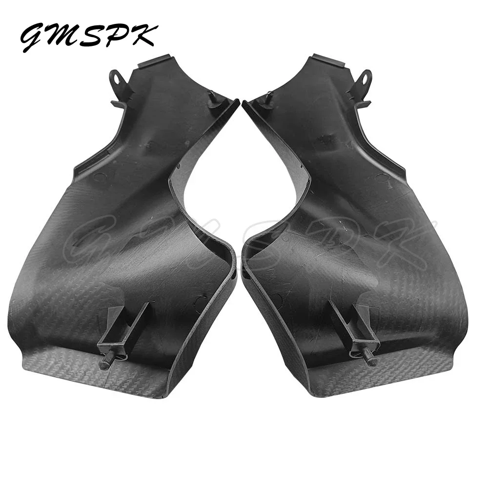 Motorcycle Fairing Panel Infill Air Duct Side Cover Carbon Fiber Style Cowl Fit for KAWASAKI Ninja ZX6R ZX636 2005 2006