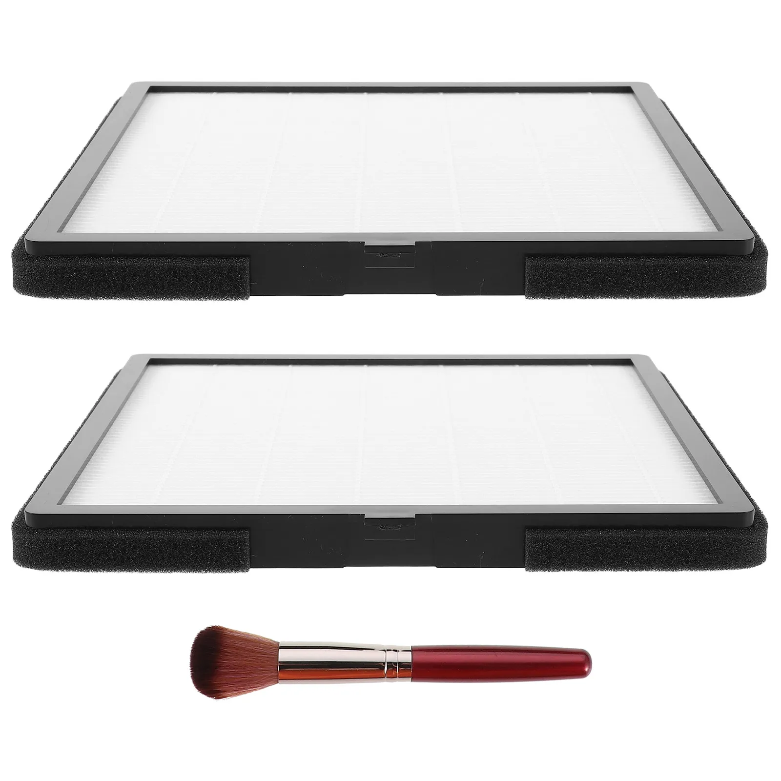 

2Pcs Nail Dust Collector Filter with Brush Compact Design for Nail Vacuum Machine Portable Dust Collector for Nails Art