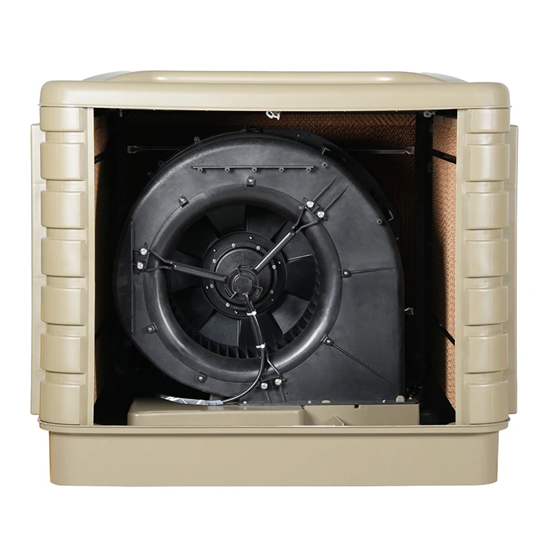 Wall Mounted Centrifugal 18000cmh Duct air Cooler Inverter 16speeds Wifi Smart Control BLDC Evaporative Air Conditioner