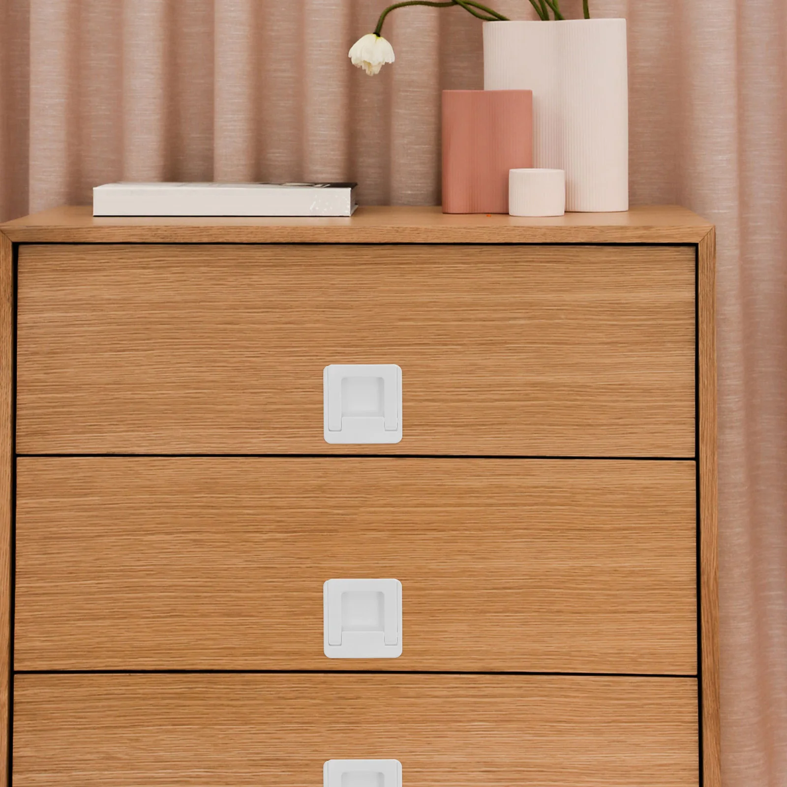 2 قطعة مقابض للخزانة قشر عصا الحديثة درج يسحب للمطبخ الحمام خزانة خزانة الأثاث طوي المضادة للتصادم #1