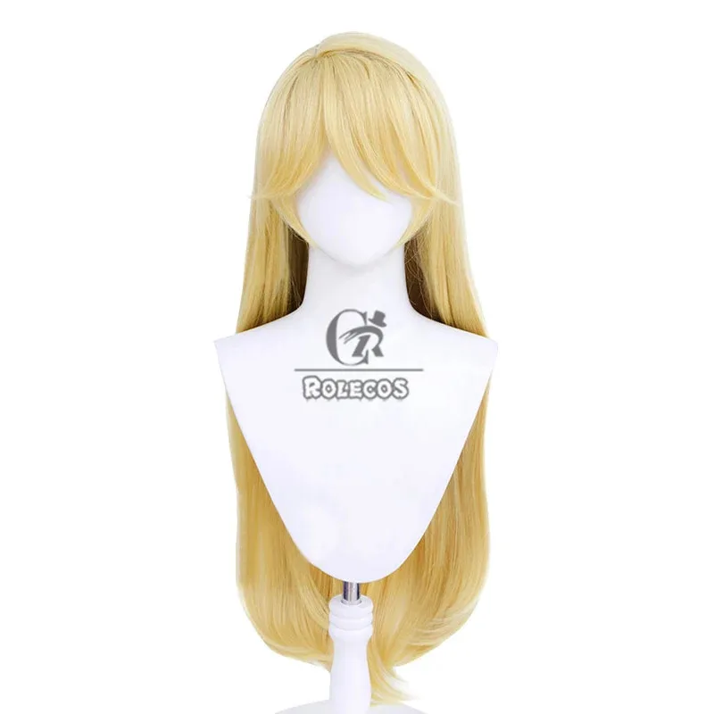

2025 yiyi ROLECOS Game LOL Lovestruck Cosplay Wigs Lux 85cm Long Straight Blonde Women Party Cos Wig Heat Resistant Syntheti