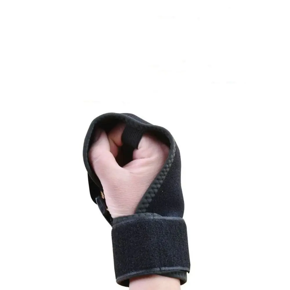 Black Old Man Fist Handle Auxiliary Fixed Gloves Exercise Equipment Training Hand Finger Stroke Hemiplegia