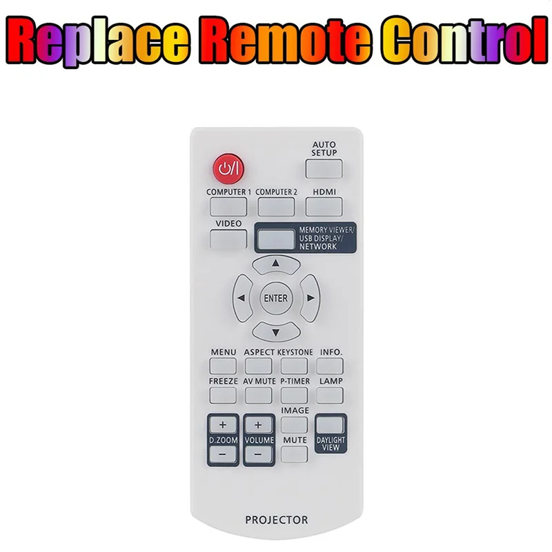 ABGI-5X N2QAYA000116 เปลี่ยนรีโมทคอนโทรลสําหรับ Panasonic LCD โปรเจคเตอร์ PT-LB382 PT-LB332 PT-LW312 PT-LW362