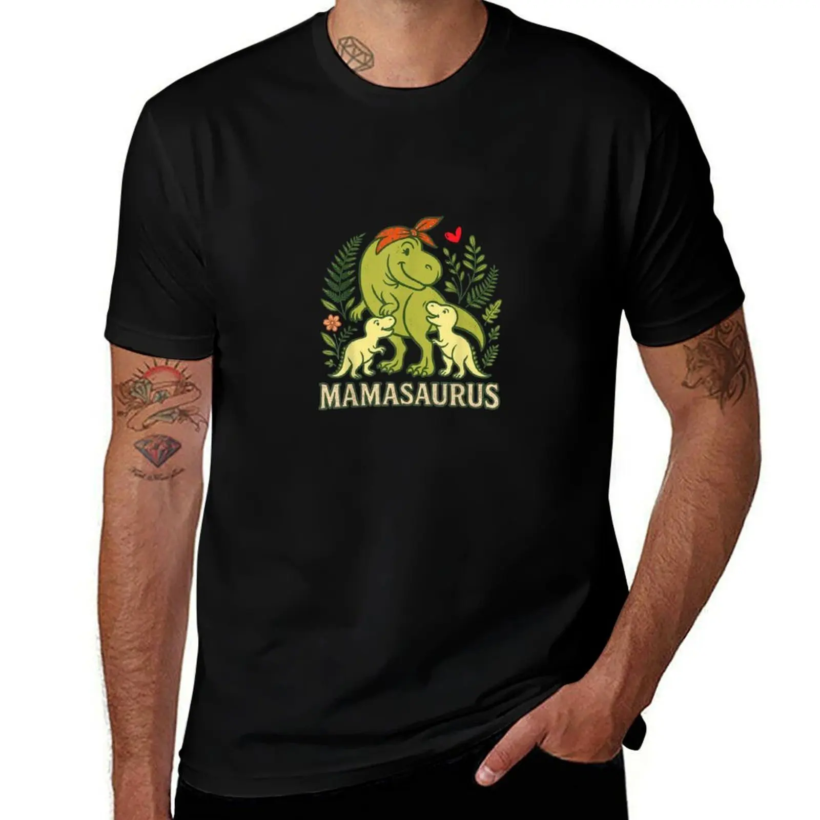 

Dino Mama Love T-Shirt basketball graphic tees vintage designer shirts aesthetic clothes designer t shirt men