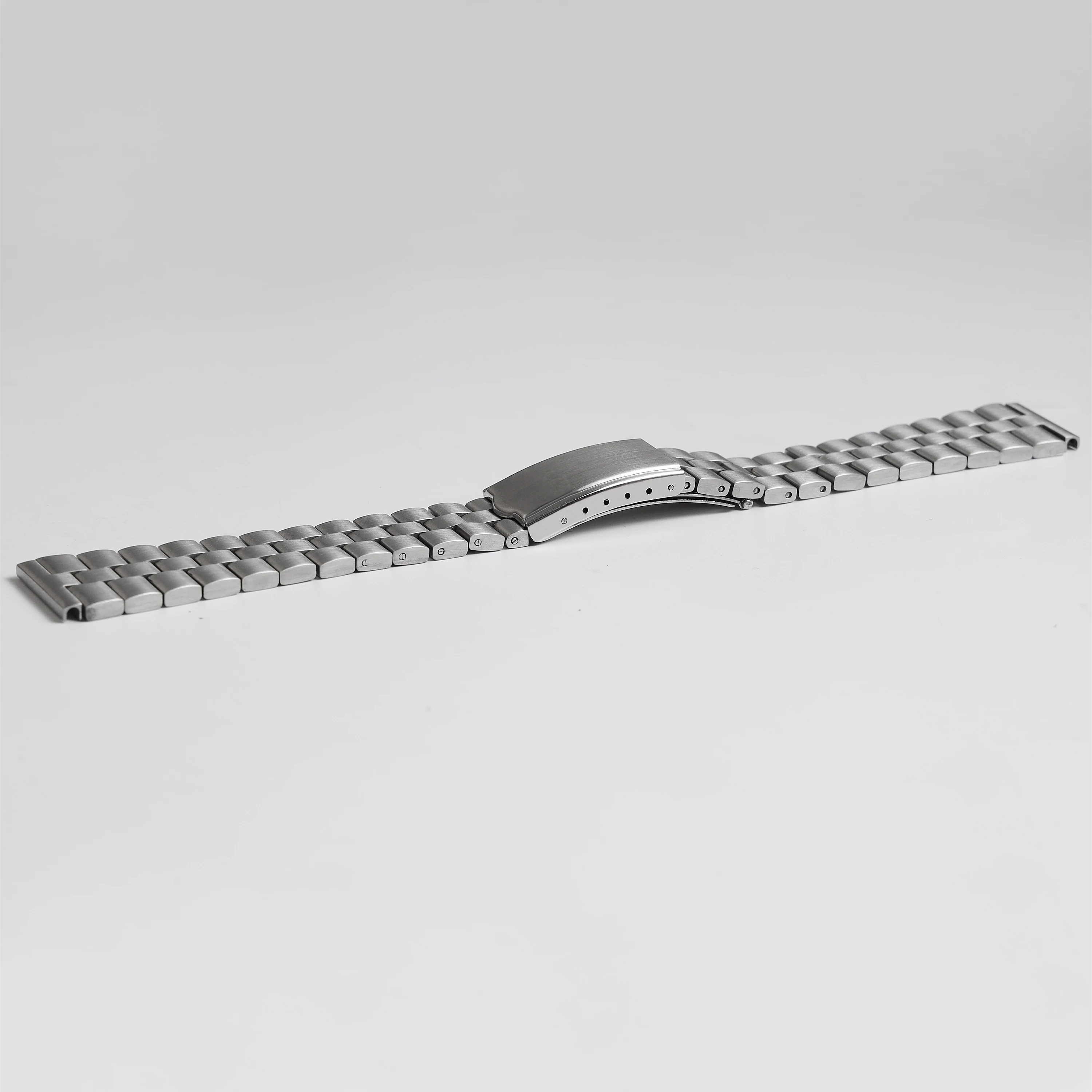 Vintage Brushed Silver Stainless Steel Watchband 19*21mm for SEIKO SKX 6138 6106 6119 4006 Sport 5 Metal Wrist Bracelet Strap
