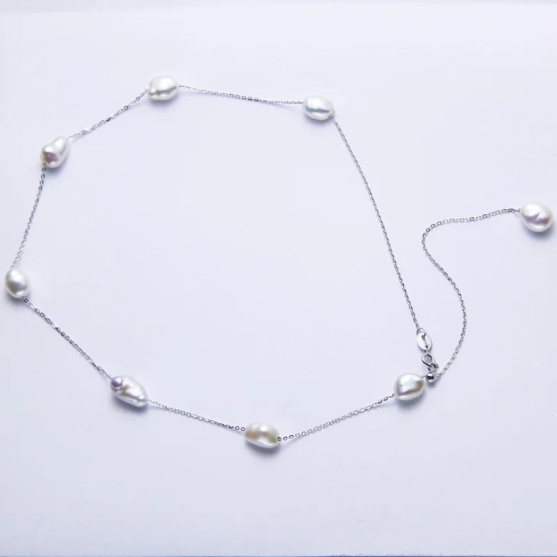 

Zhen Ma Color Pearl Baroque Starry Y-образное ожерелье из стерлингового серебра S925