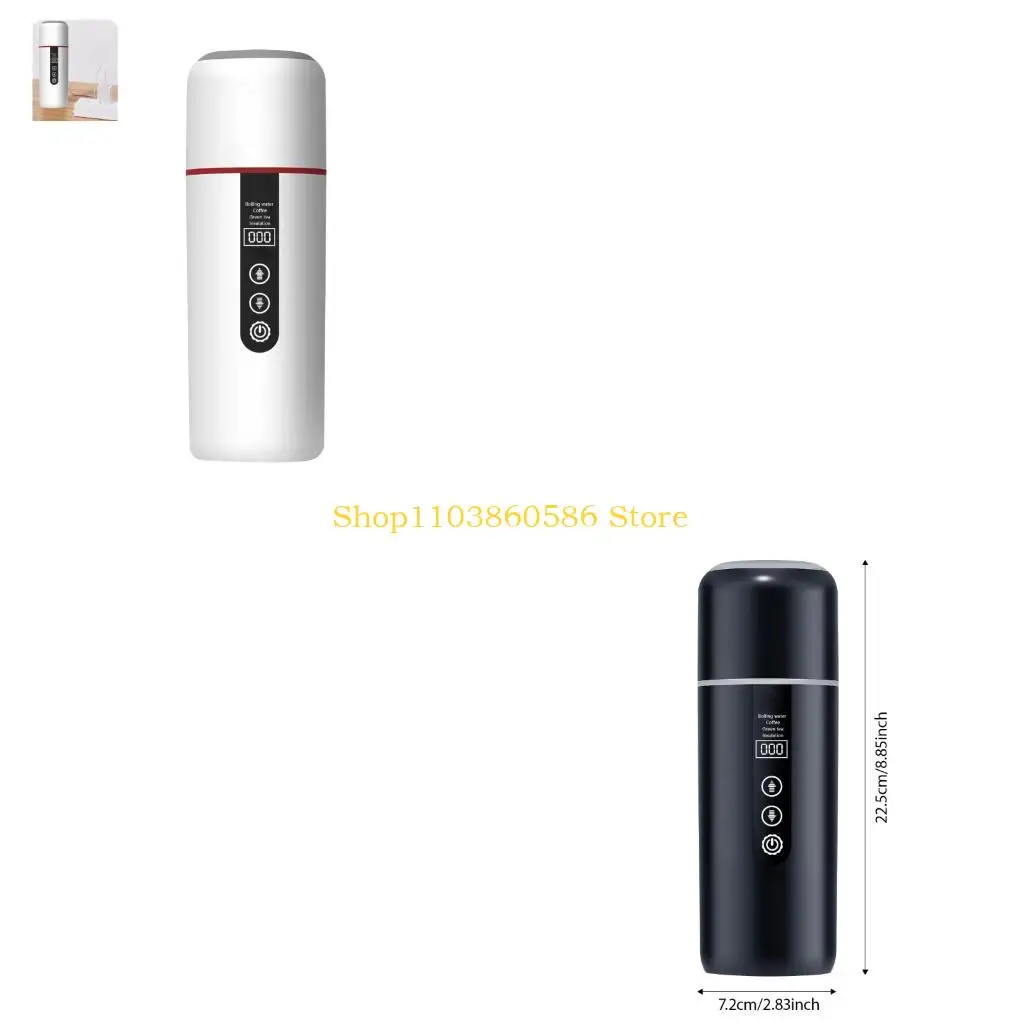 

242A Переносной 500 мл USB автомобильный кофейник 12 В/24 В с быстрым нагревом дорожная чашка для кофе Tisane Mobile