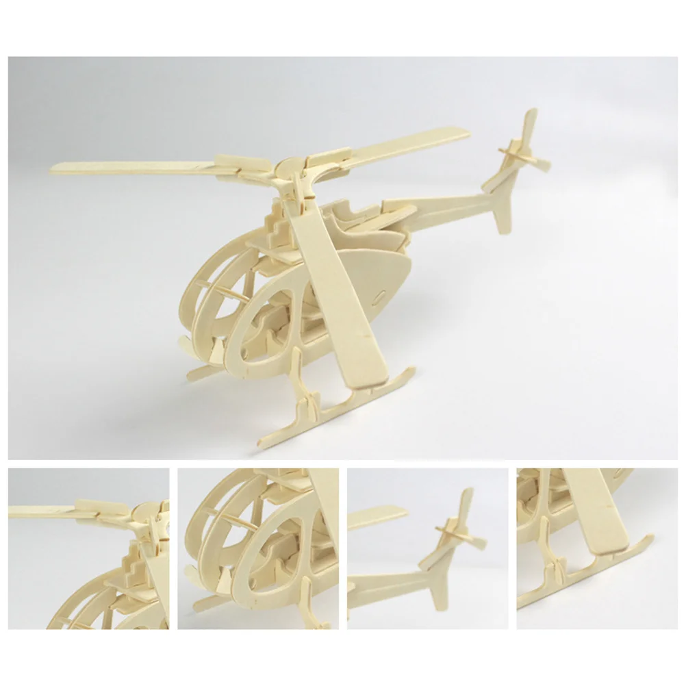 5 قطع من الألغاز الخشبية DIY للأطفال، مجموعة أدوات الحرف اليدوية للأنشطة التنموية #2