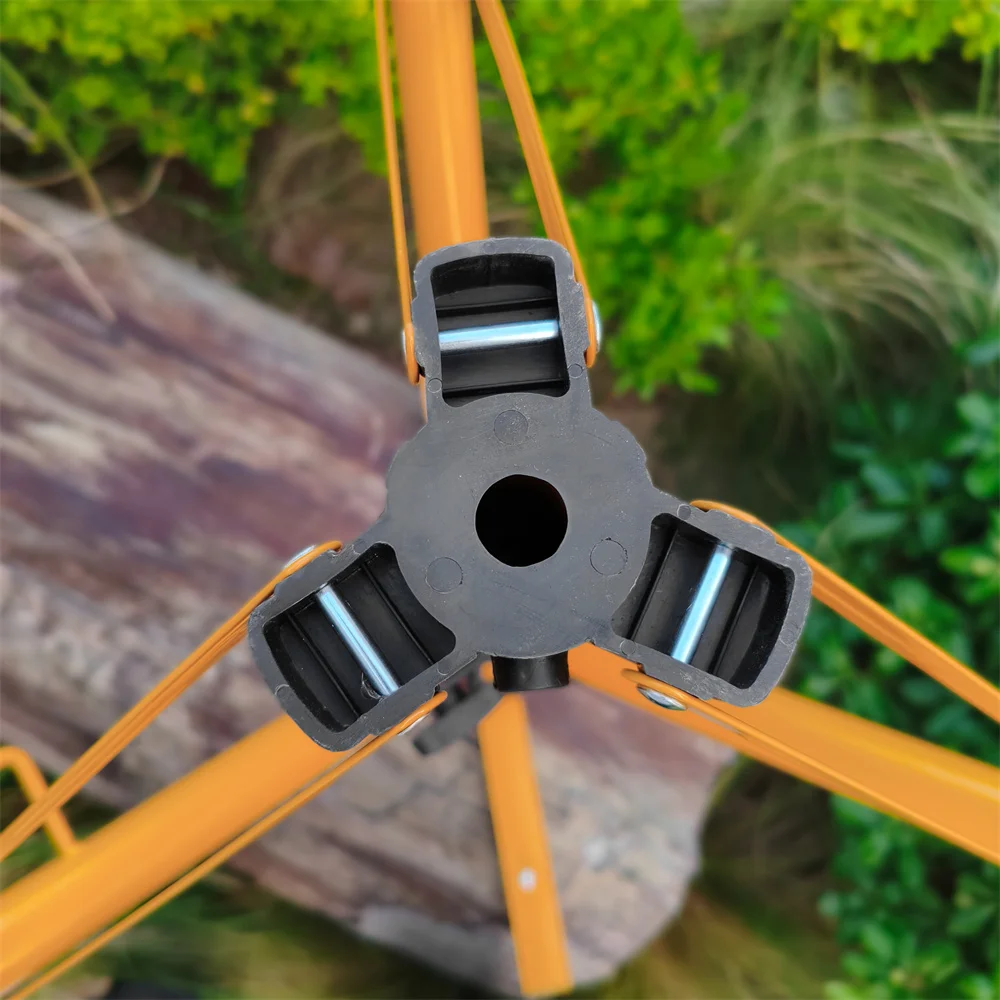 Soporte para objetivo de tiro con arco triangular retráctil de hierro - imagen 3