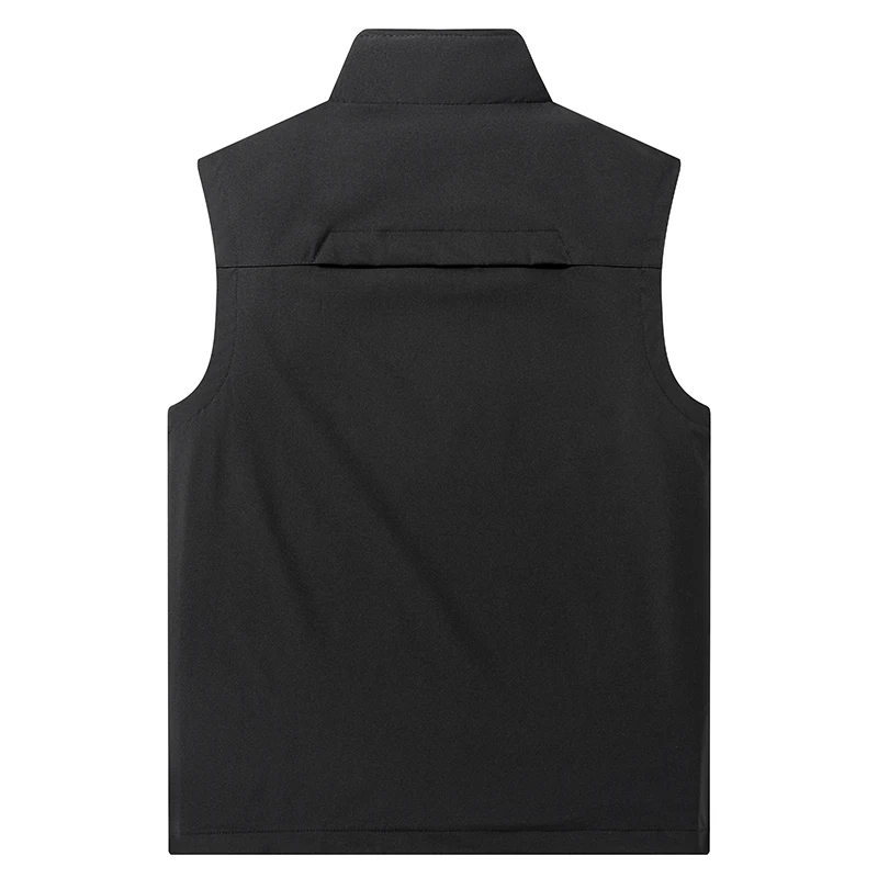 New Men Spring Vest Outdoor Tactical Men's Sleeveless Waistcoat Multiple Pockets Plus Size Male Fishing Vest Outwear