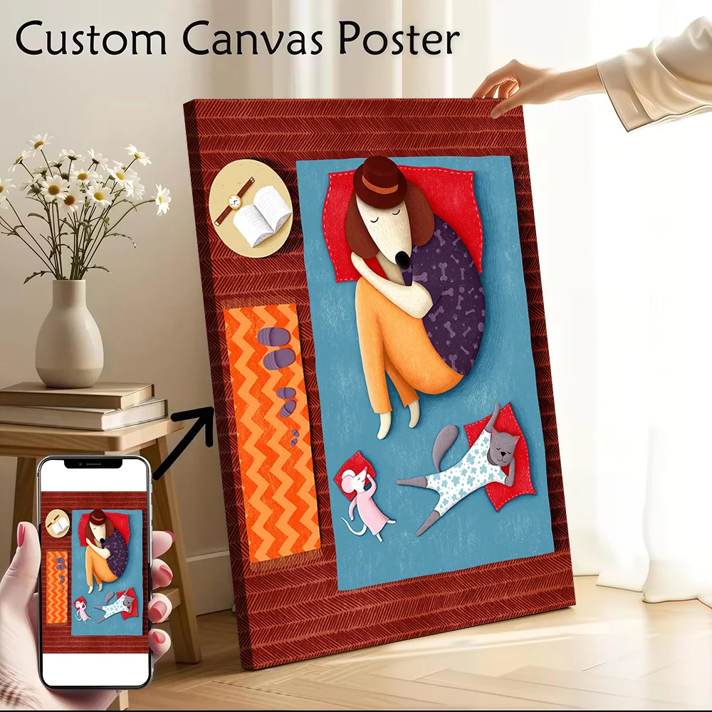 Good Night Sleep Tight Printed Canvas Poster Personalized High Quality Wall Art Paintings for Home and Decoration Decor Luxury