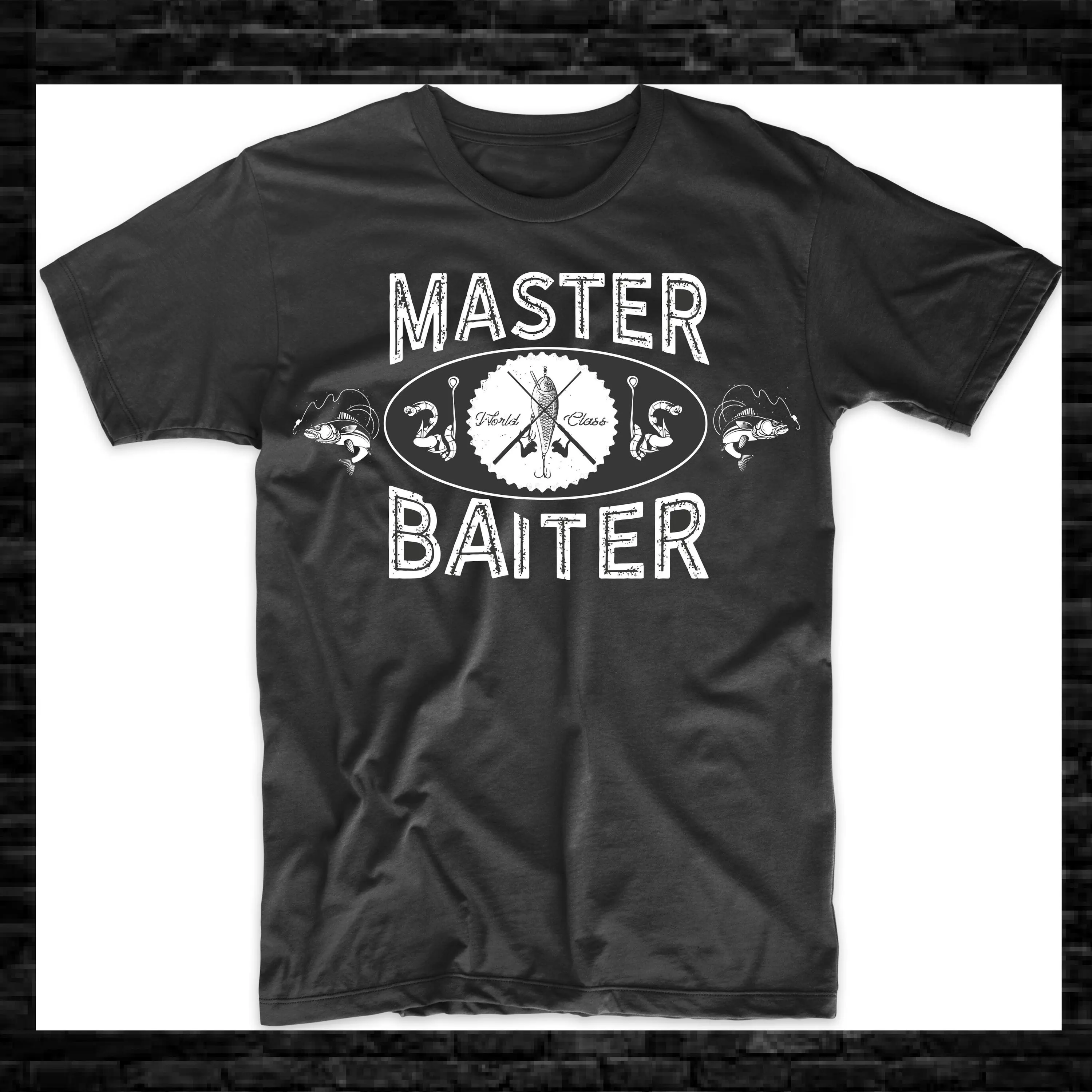 World Class Master Baiter Funny Fishing Bass Offensive T Shirt