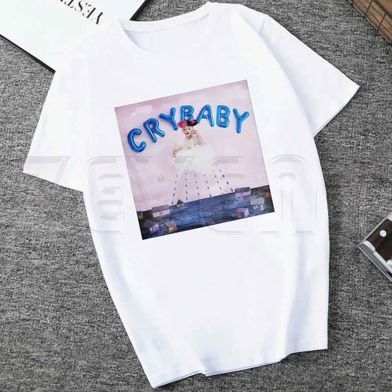 Melanie Martinez Cry Baby Hip Hop Hipster  T Shirts Summer Casual Women's T-shirt Short Sleeve Female Tops Tees