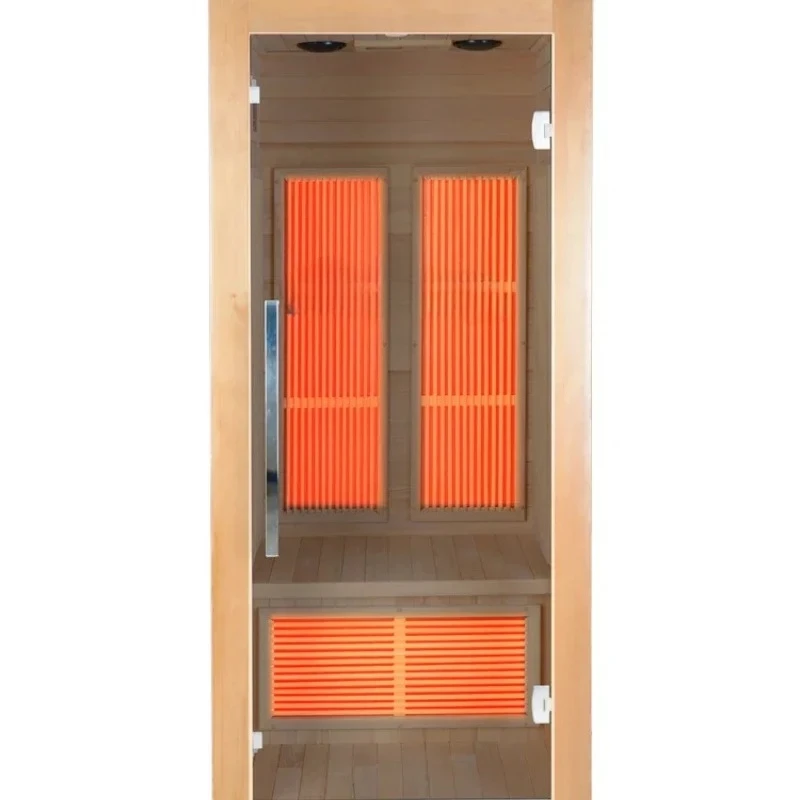 double sweat room fumigation sauna room household infrared light wave solid wood sauna box