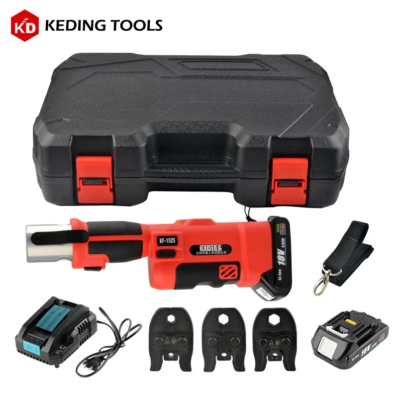 

KF-1525 Battery powered Hydraulic pipe press tool plumbing crimping pex pipeline tool