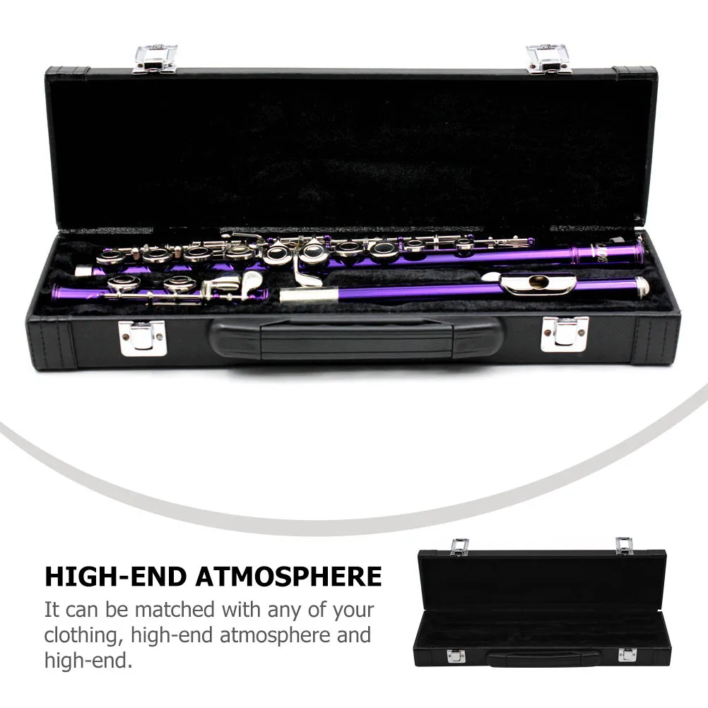 

1Pcs Flute Storage Box Durable Waterproof Protective Carry Case Portable Wind Instrument Protection Storage Box