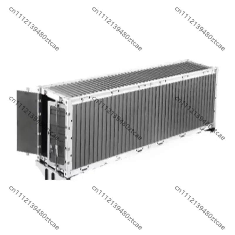 RC Container Truck Simulation 40‑Foot Full‑Metal Shipping Container Box, Hobby Semi‑Trailer Upgrade Modification Spare‑Part