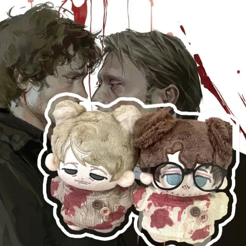 

10cm Kawaii Cotton Doll-Will &Hannibal Anime Plush Toy Starfish Body Soft Stuffed Figure For Cosplay Bag Pendant Gift Collection