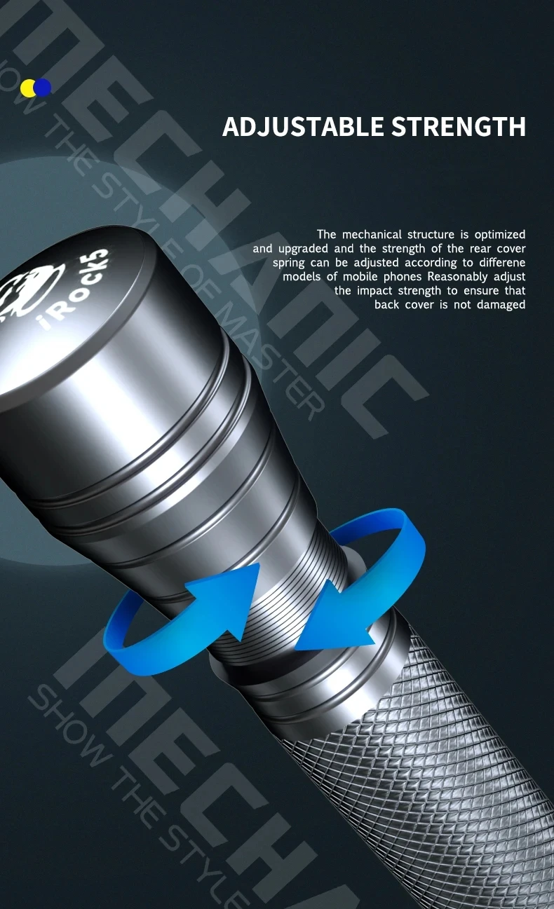 Mechanic iRock 5 BOULDER IROCK BACK GLASS BREAKING PEN for iPhone Android Phone Rear Glass Cover Broken Lens Breaker Tools