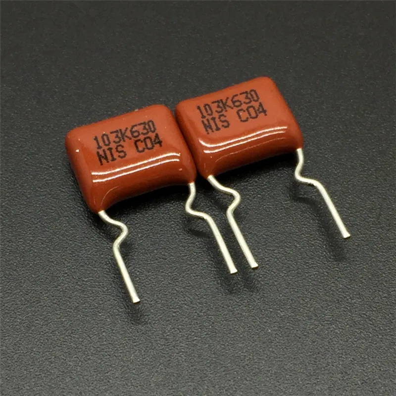 10Pcs/100Pcs NISSEI CBB capacitor MMXF 630V 103 K 10% 0.01uF 10nF Pitch=7.5mm Metallized polyester film capacitor