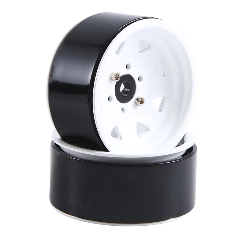 4 قطعة 1.9 بوصة معدنية Beadlock محور عجلات حافة ل 1/10 RC الزاحف سيارة TRX4 محوري SCX10 Redcat Gen8