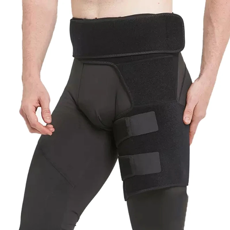 Hip Support Belt Groin Support Sciatica Pain Relief Thigh Strap Compression Brace Joints Groin Arthritis Hip Protective Belt