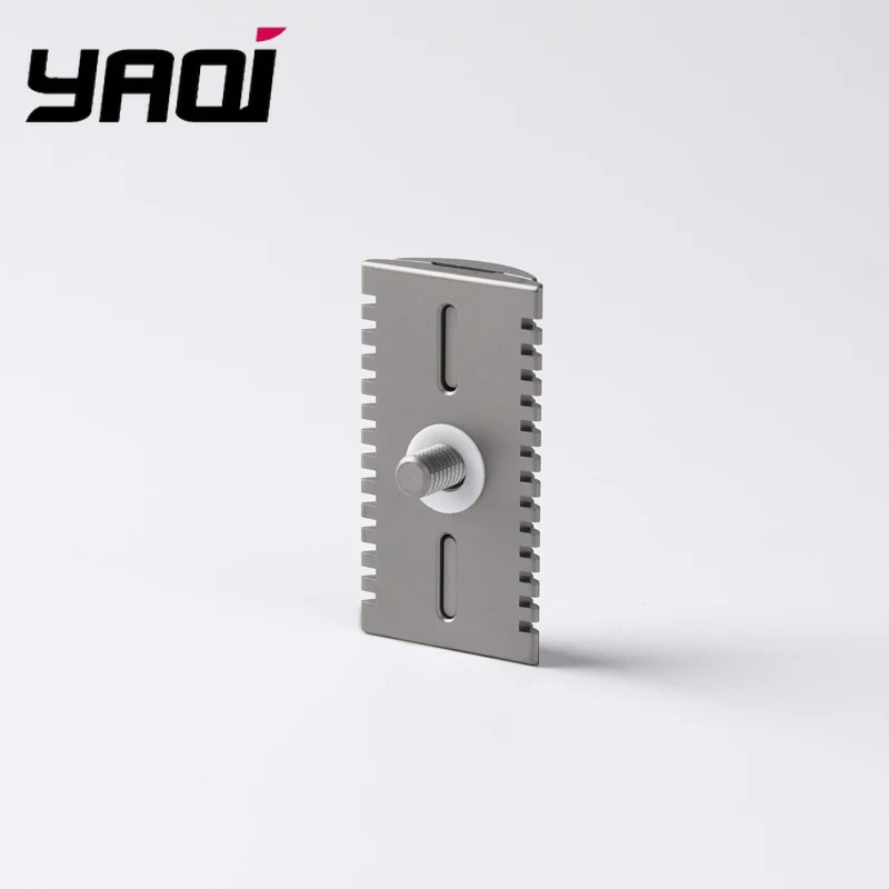 2026 New Arriva！YAQI Titanium Mellon Men's Safety Razor Head for Shaving Razors, Professional Smooth Shaving Grooming Tool view 2